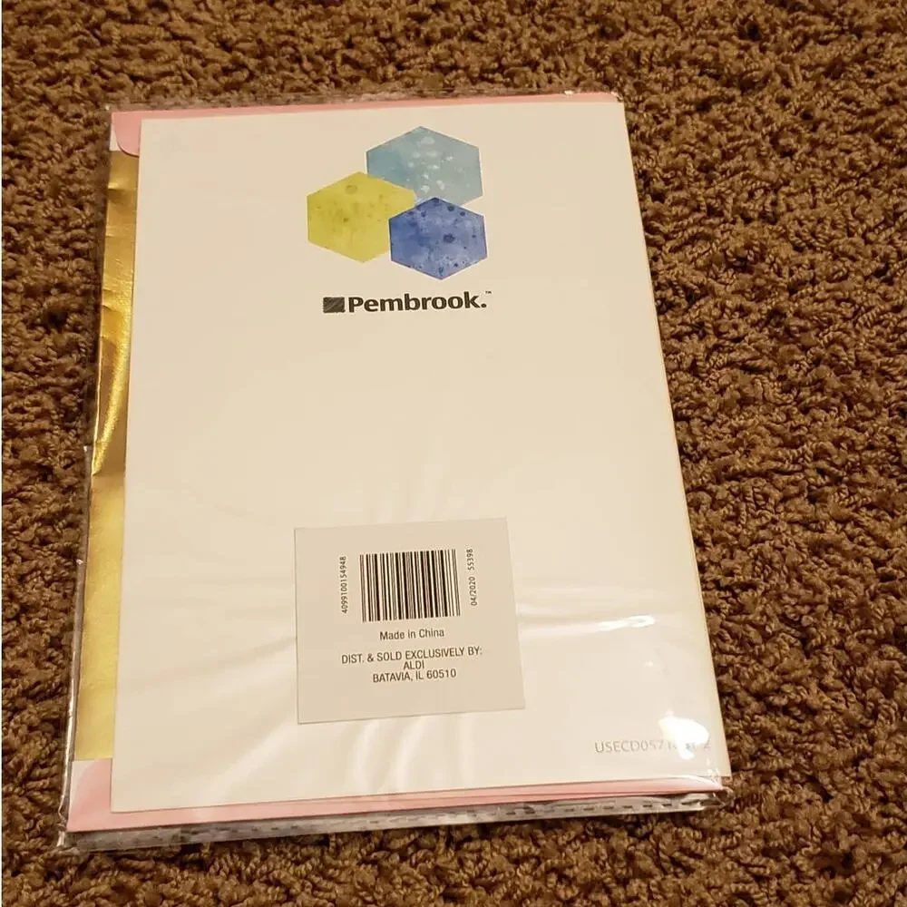 Mothers Day Card Thank you For Everything Unused Sealed Mom Card 8.5x5.5